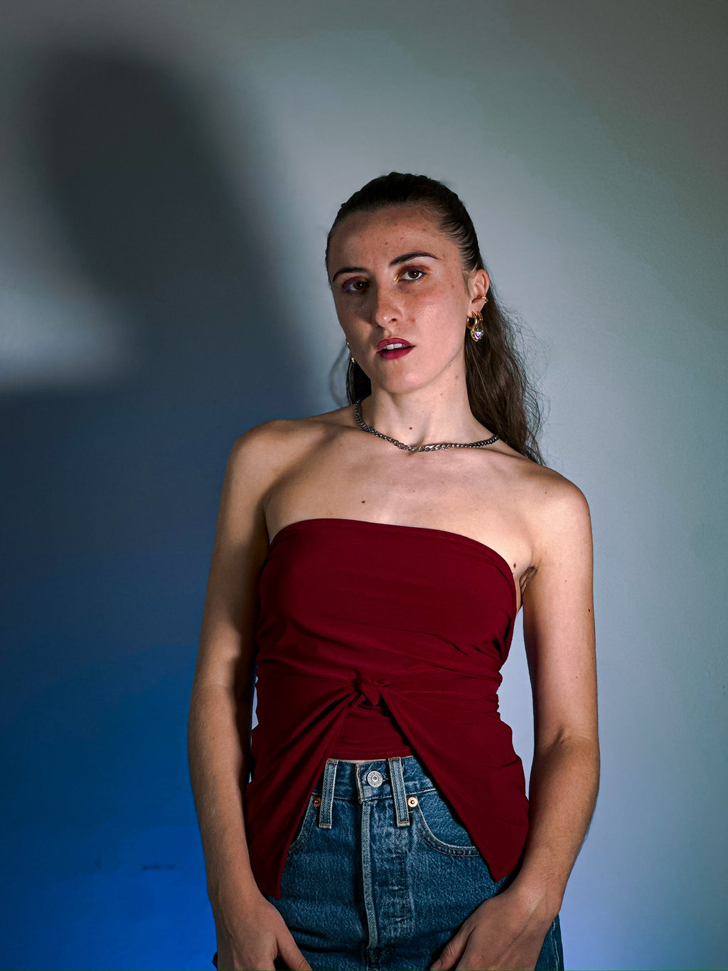 TLIP Dark Red Fall Bandeau